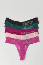 Juicy Couture Lace Thong Panty Set