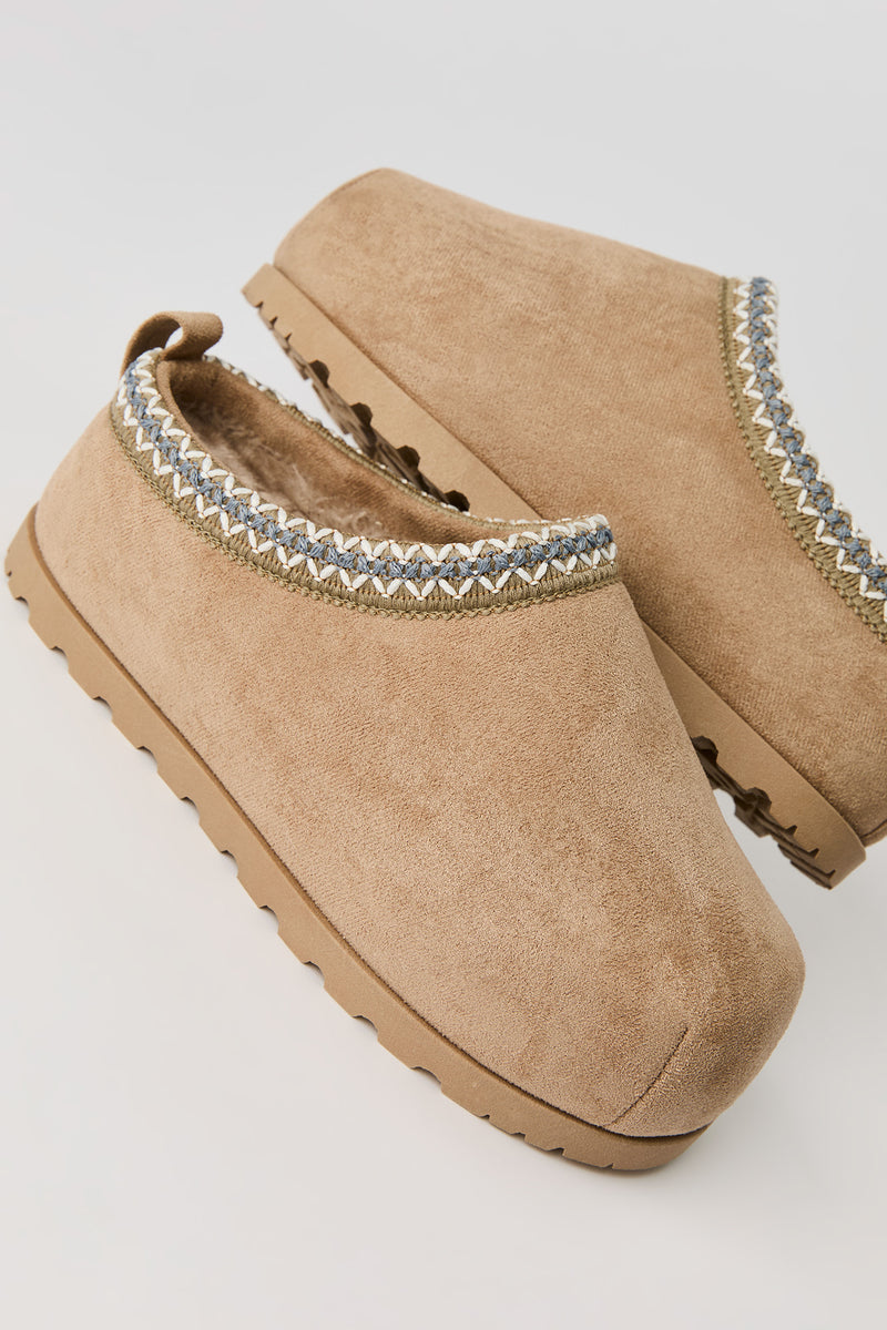 Platform Slipper Booties