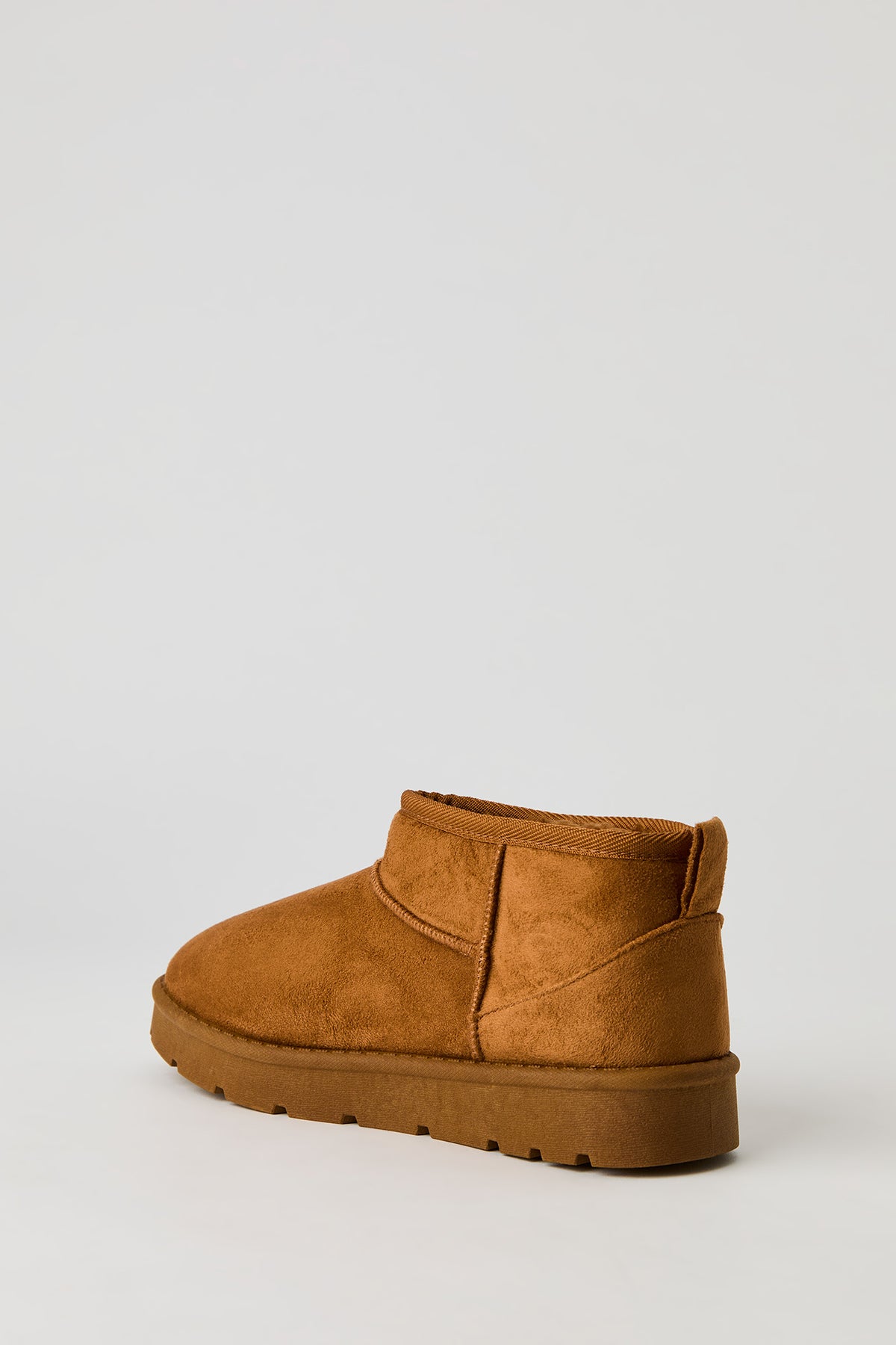 Alt View 3. Faux Suede Ankle Booties - Camel