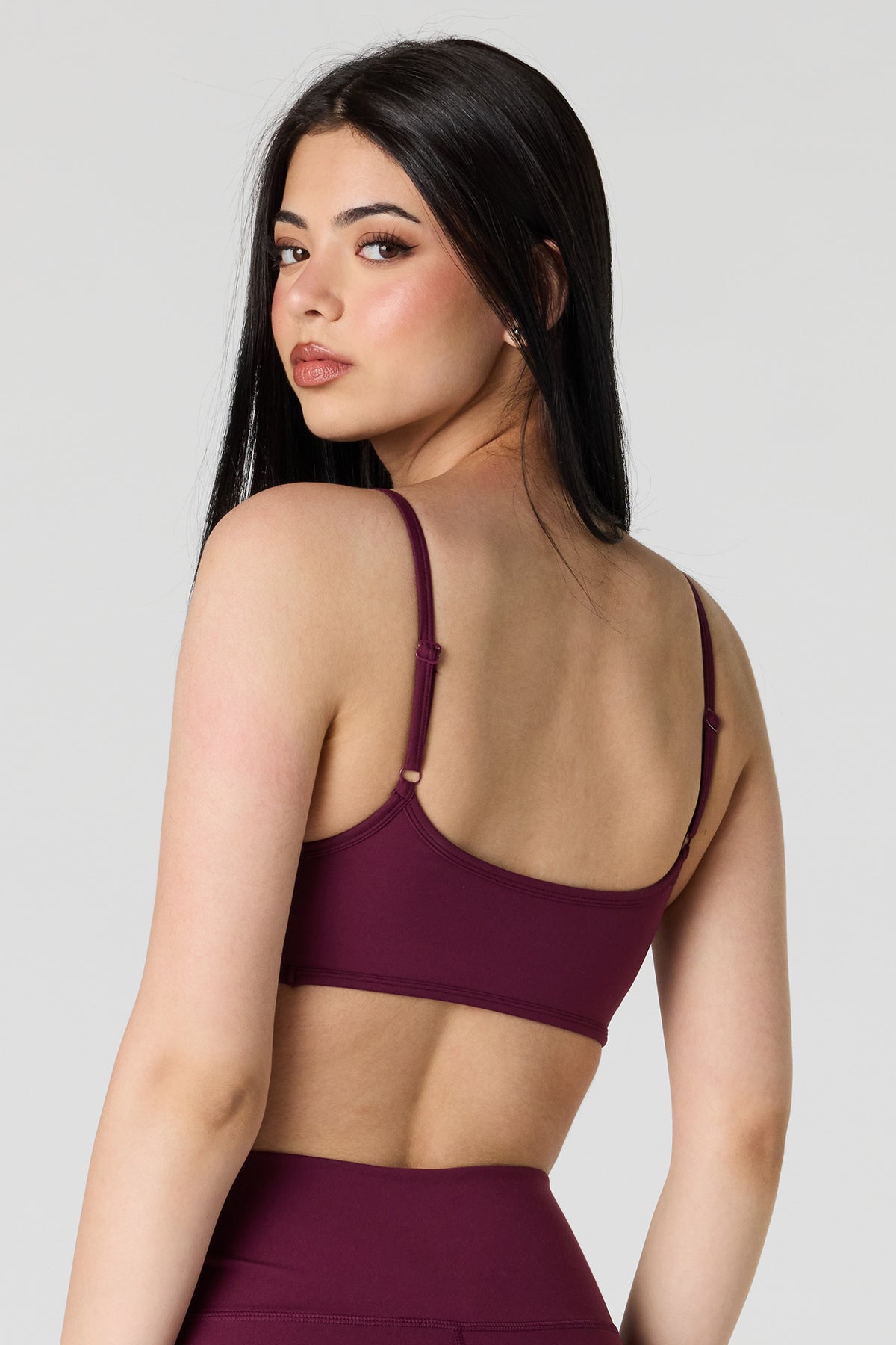 Alt View 2. U/A Sports Bra - Purple