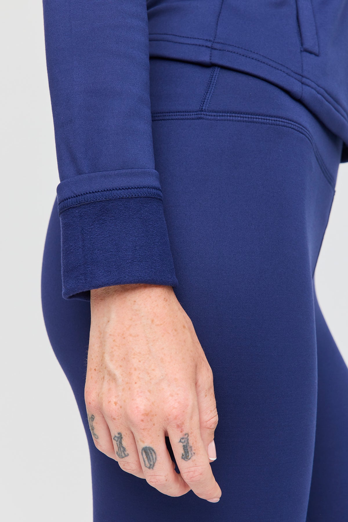 Vue alternative 4. Blouson doublé de molleton tech chaud avec fermeture à glissière