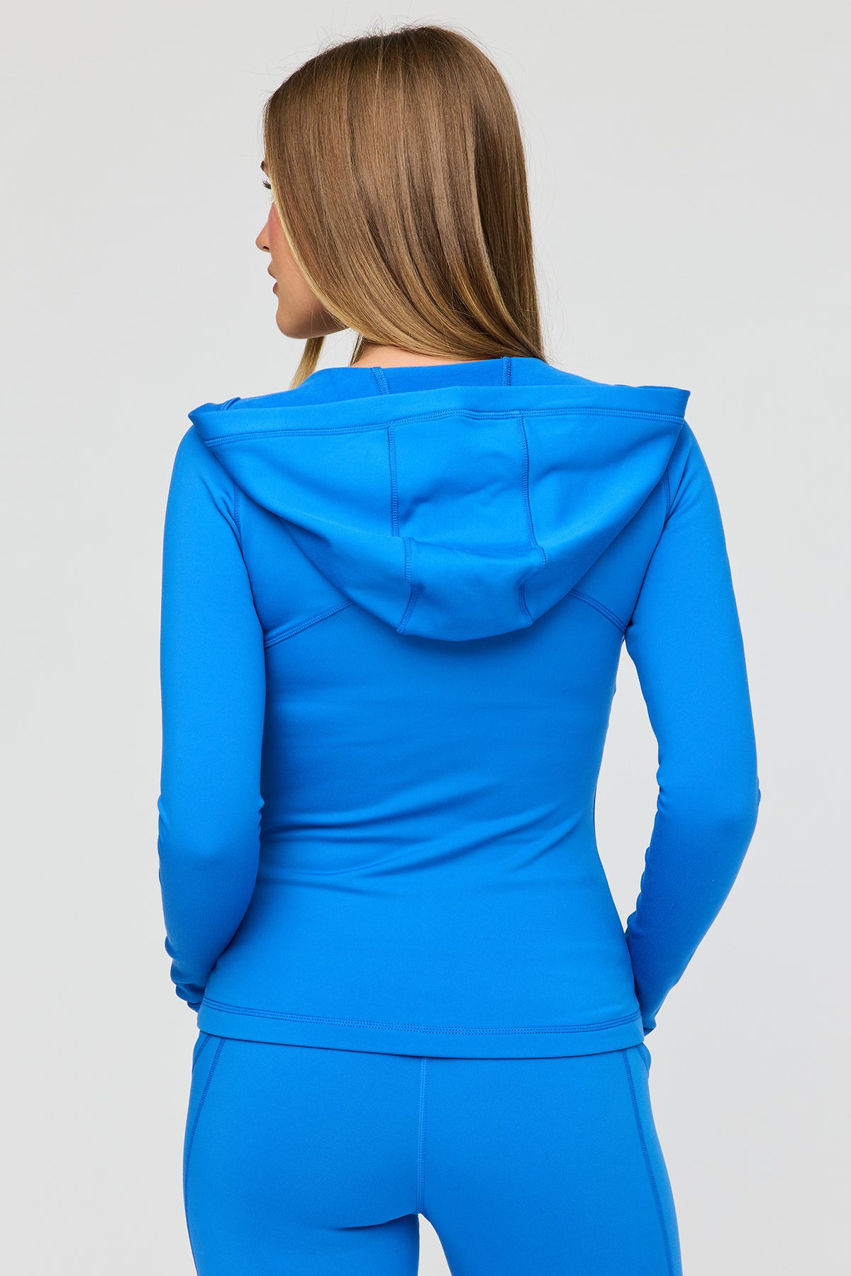 Alt View 2. U/A Fleece Lined Hooded Zip Jacket - Blue