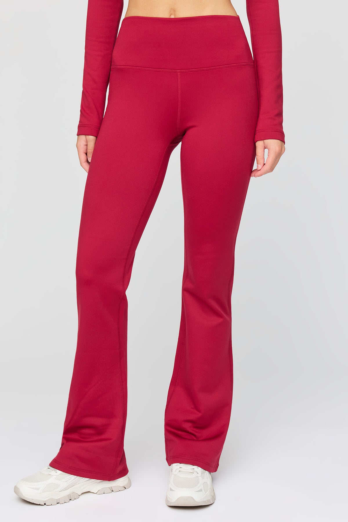 Vue alternative 2. Legging à jambe évasée doublé de molleton tech chaud 