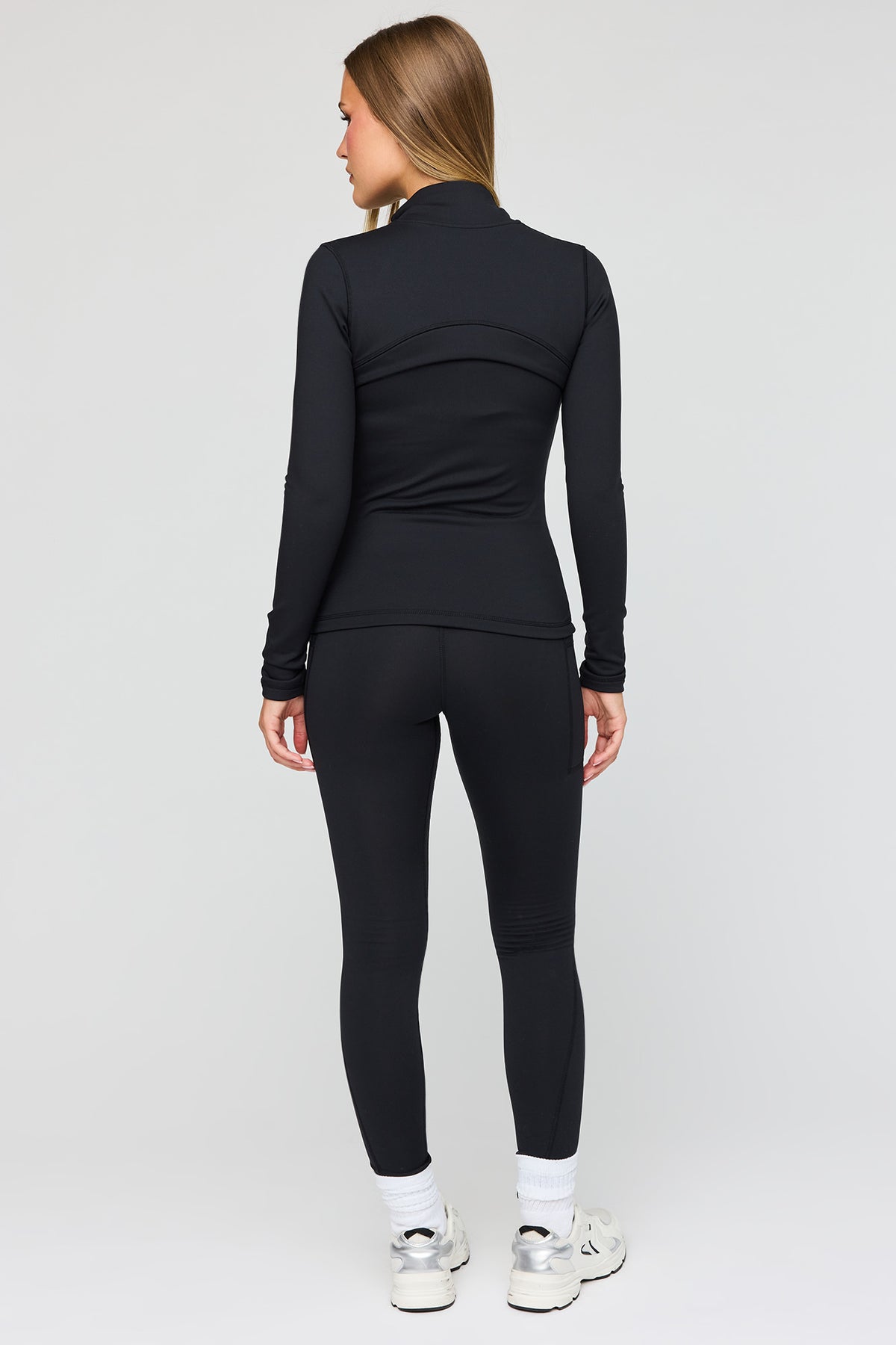 Alt View 3. U/A Fleece Lined Legging - Black
