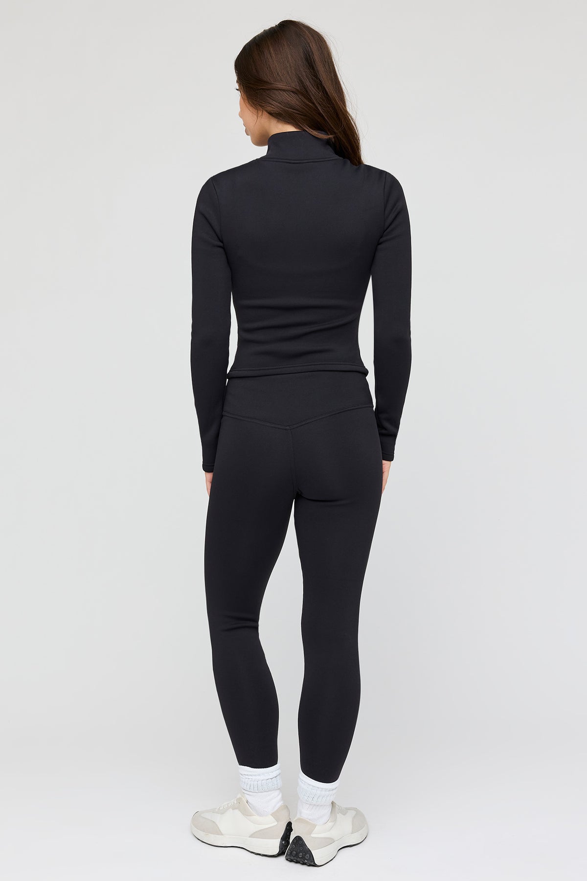 Alt View 3. Warmest Tech Faux Fur Lined Legging - Black