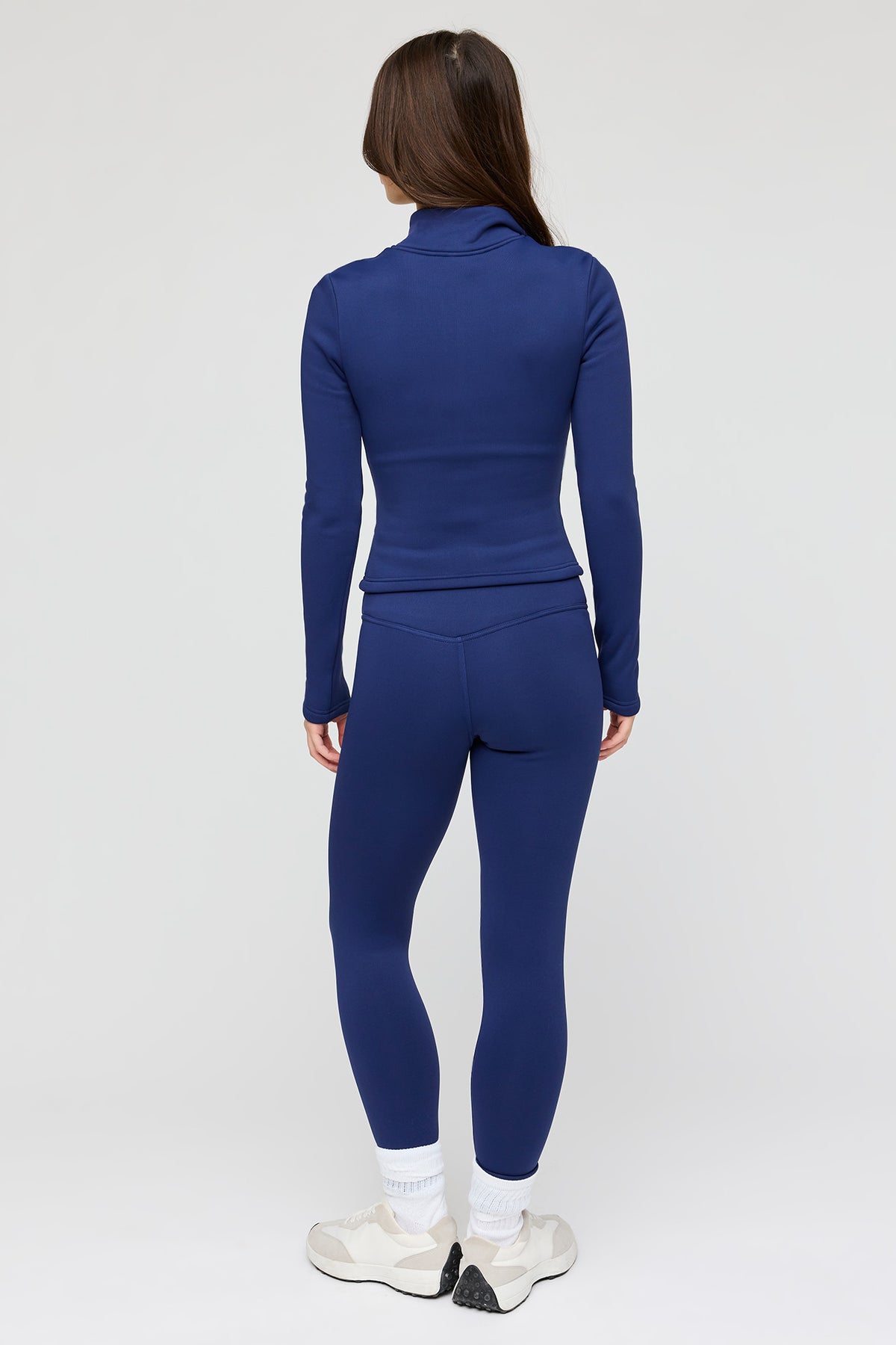 Alt View 3. Warmest Tech Faux Fur Lined Legging - Navy