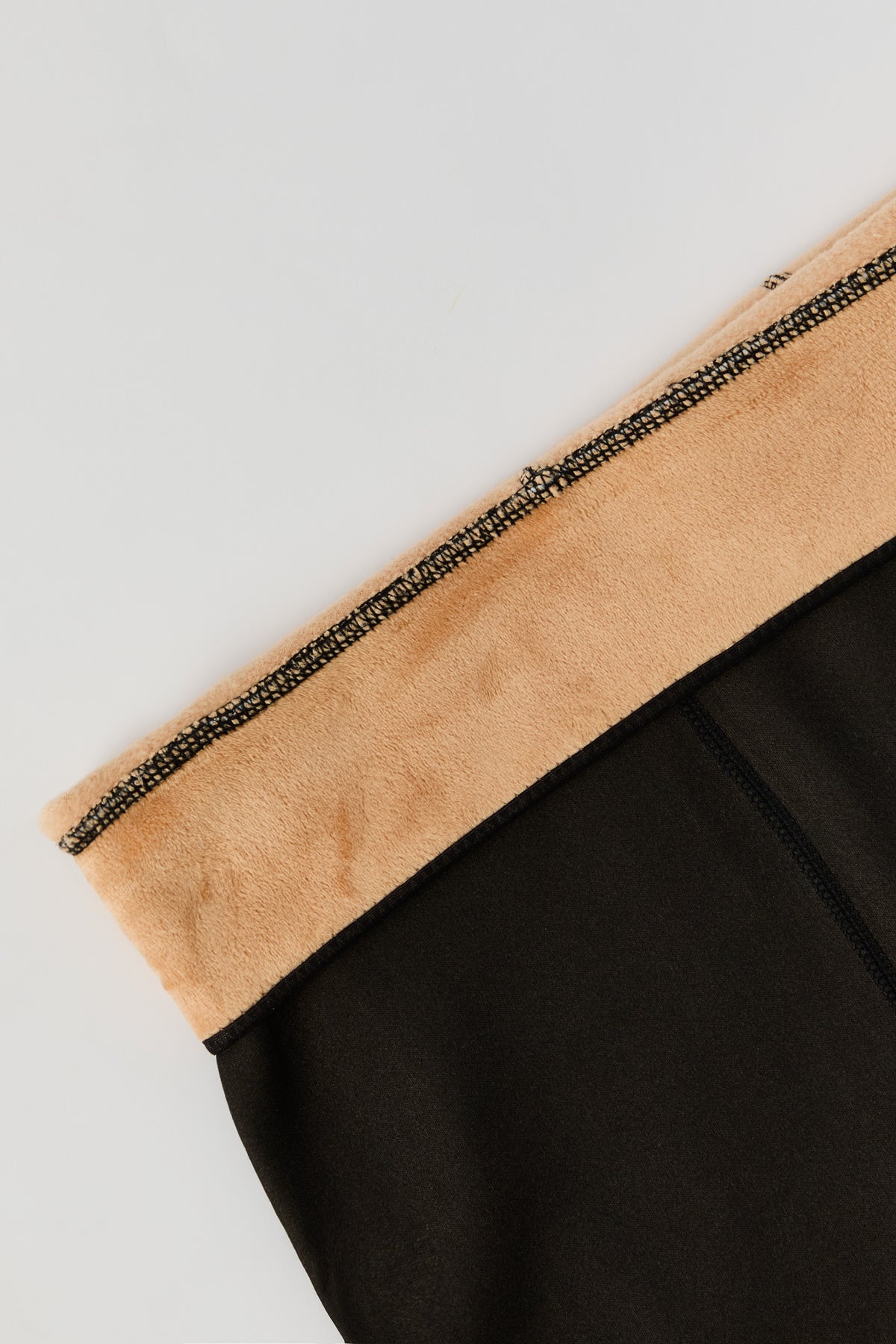 Vue alternative 2. Collants en peluche doublés de molleton