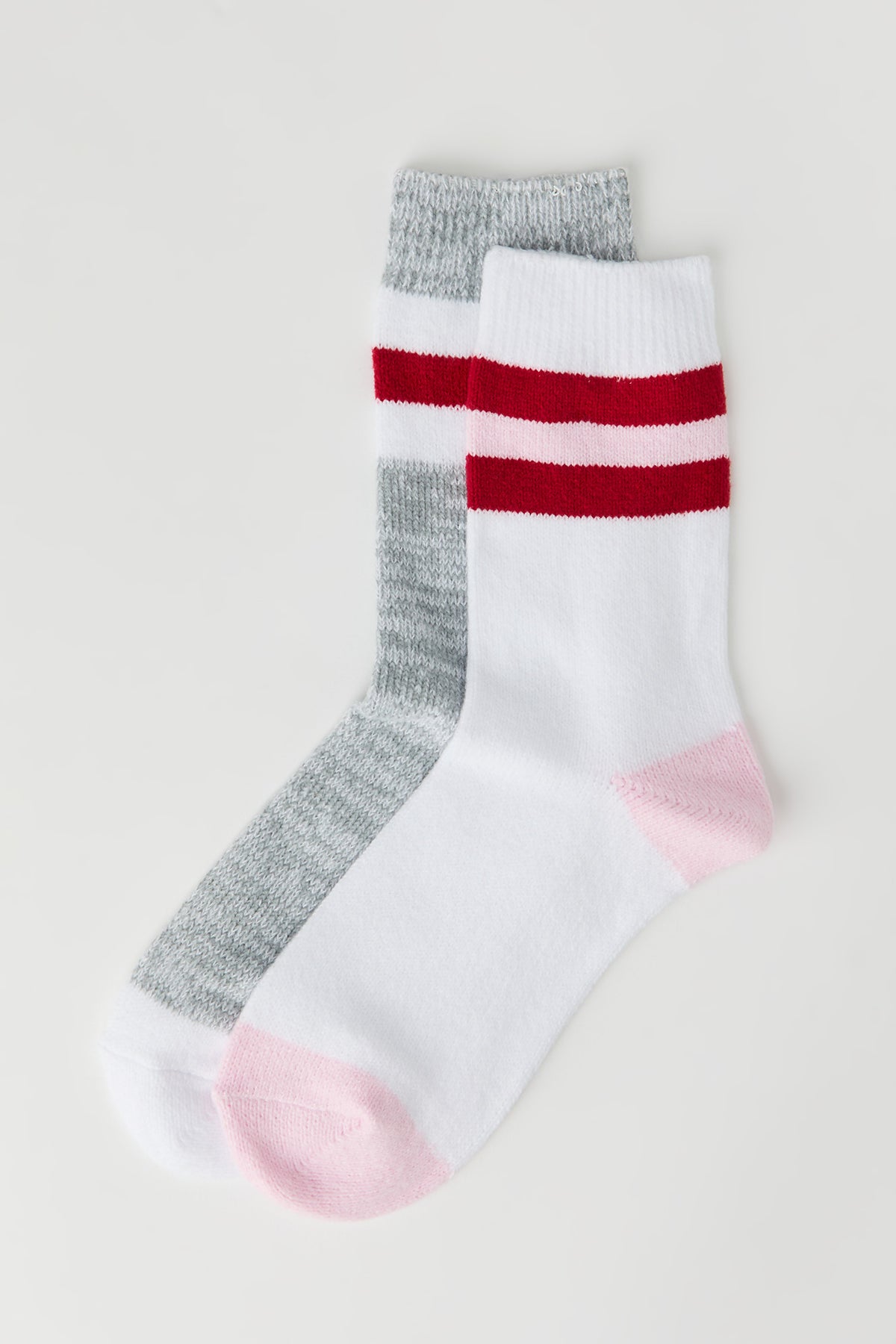 Chaussettes en tricot rayé (2 paires)