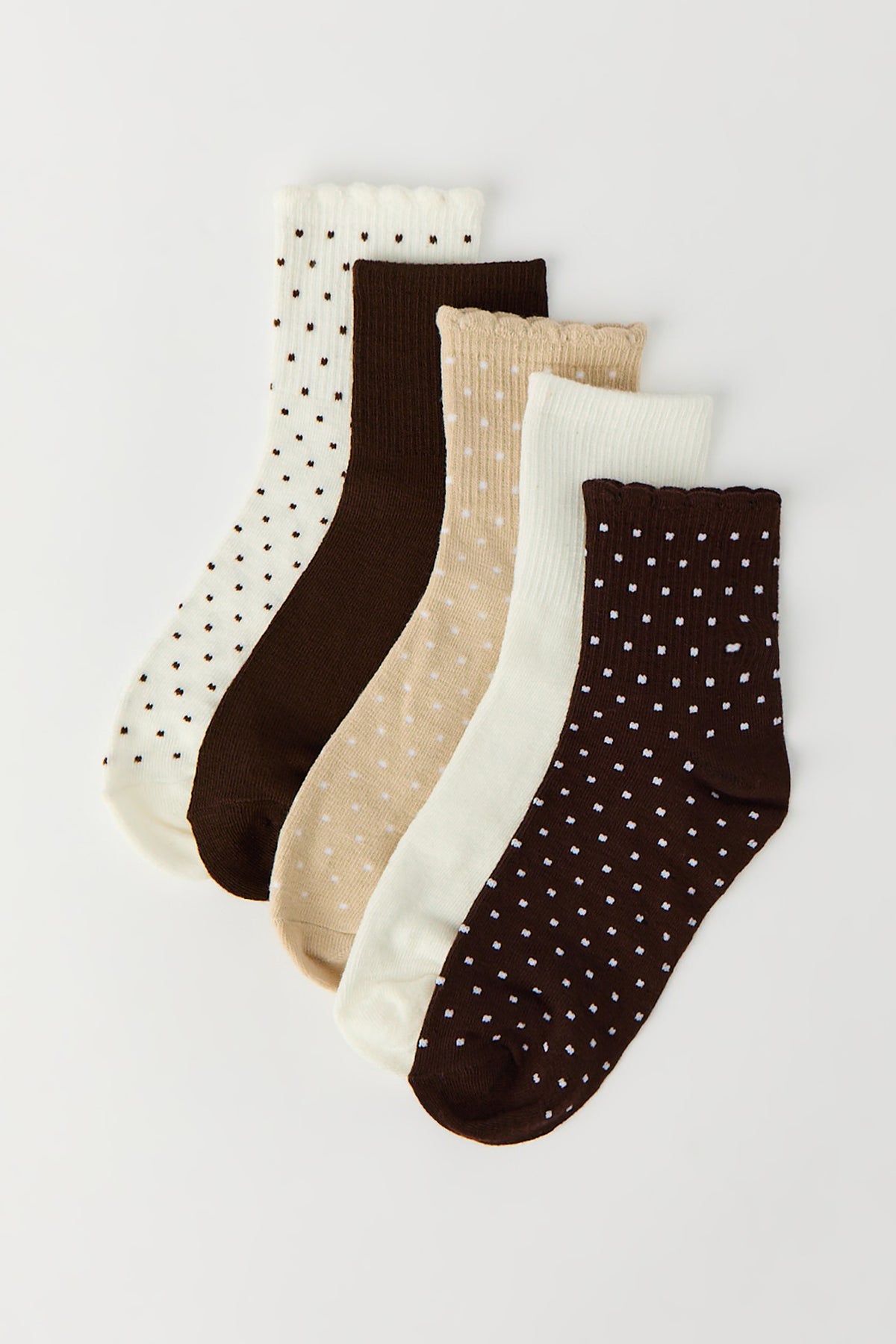 Chaussettes à pois (5 paires)
