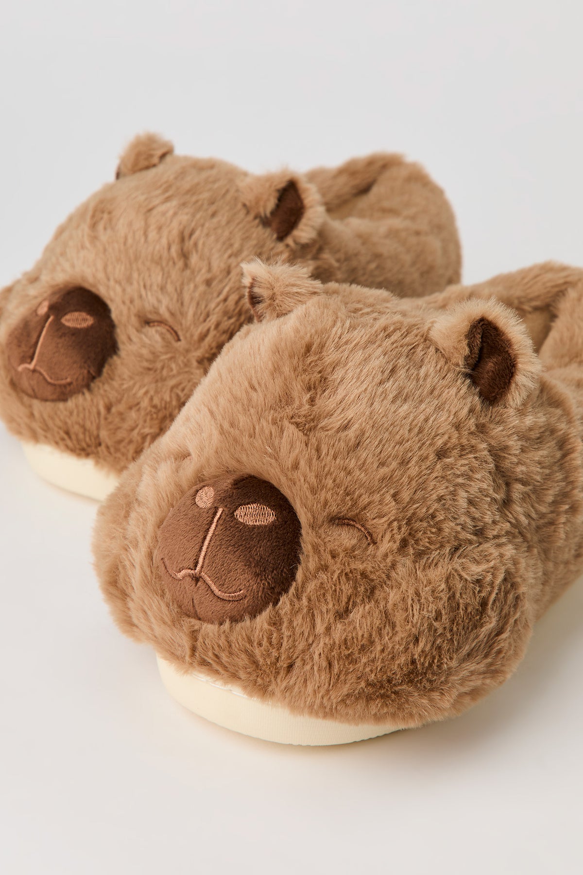 Pantoufles en similifourrure Ours 3D