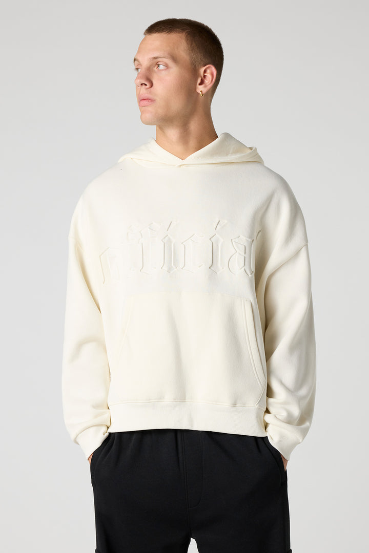 Official Embossed Boxy Fleece Hoodie