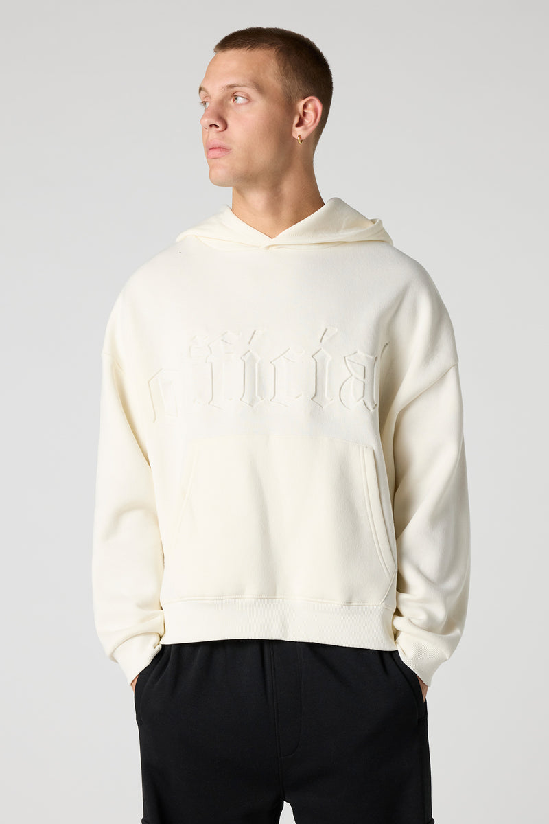 Official Embossed Boxy Fleece Hoodie