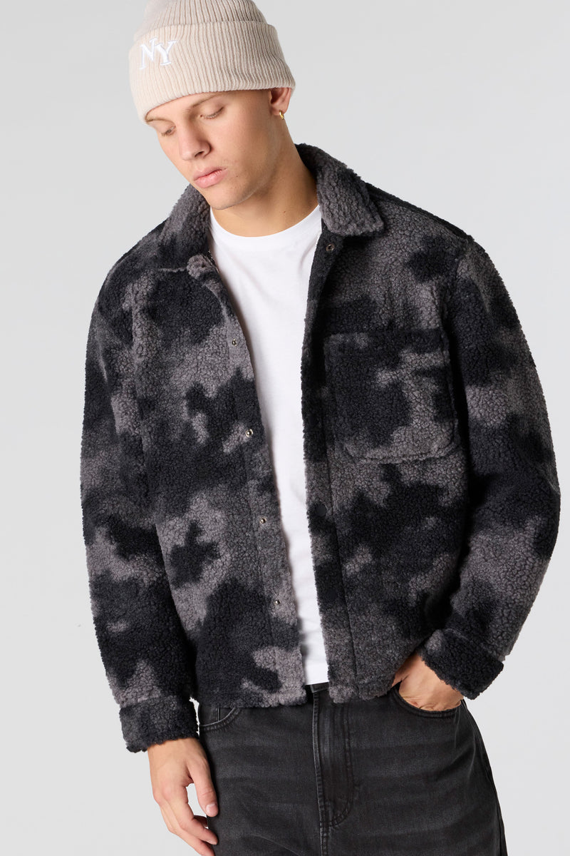 Sherpa Button-Up Jacket