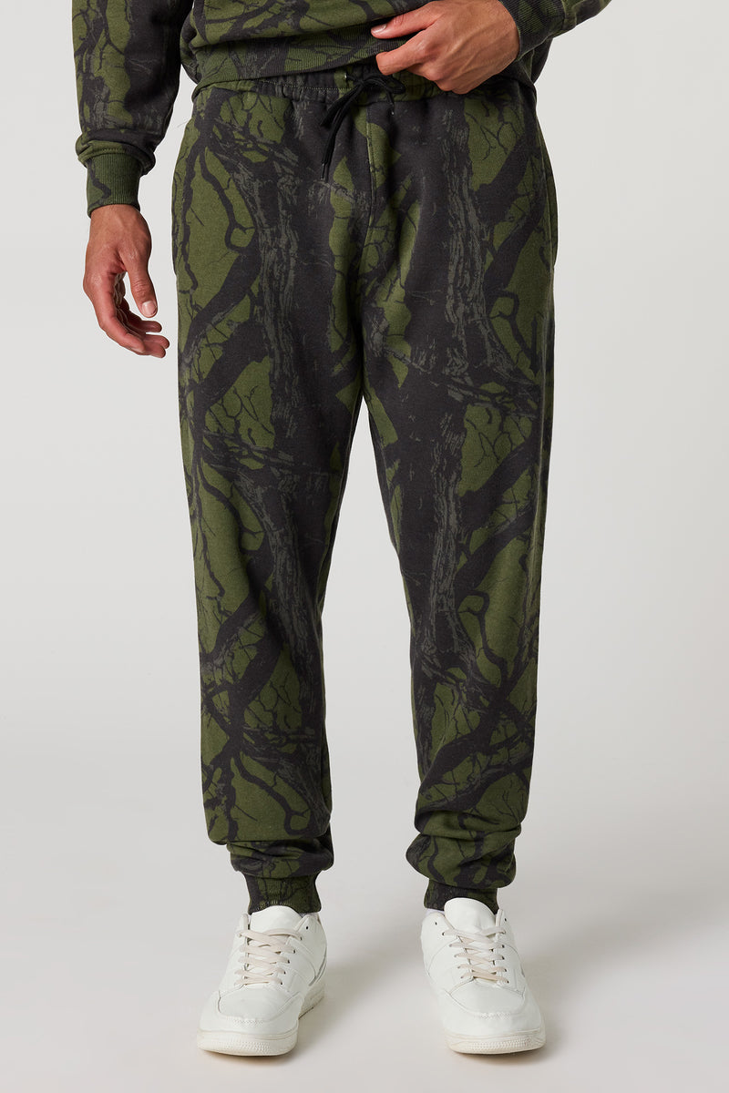 Jogger en molleton à imprimé Legendary avec motif camouflage