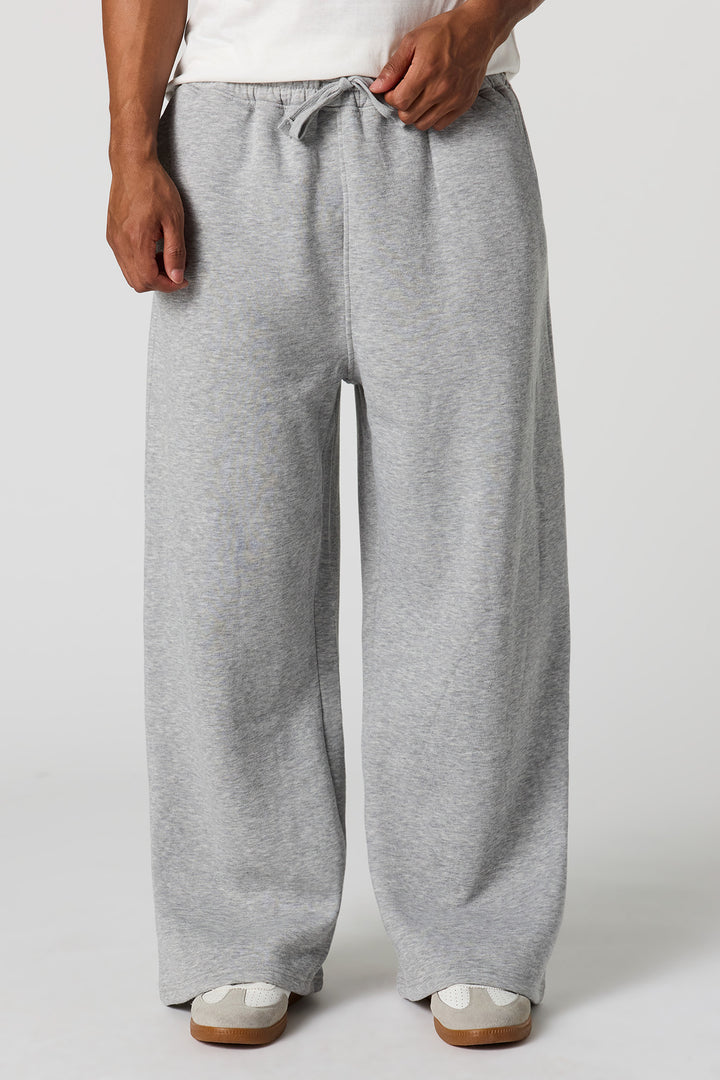 Fleece Wide Leg Sweatpant