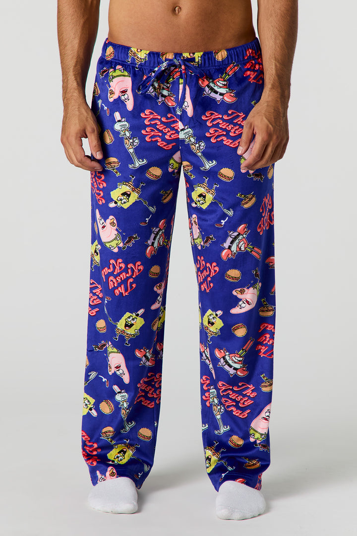 Cartoon Print Pajama Pant