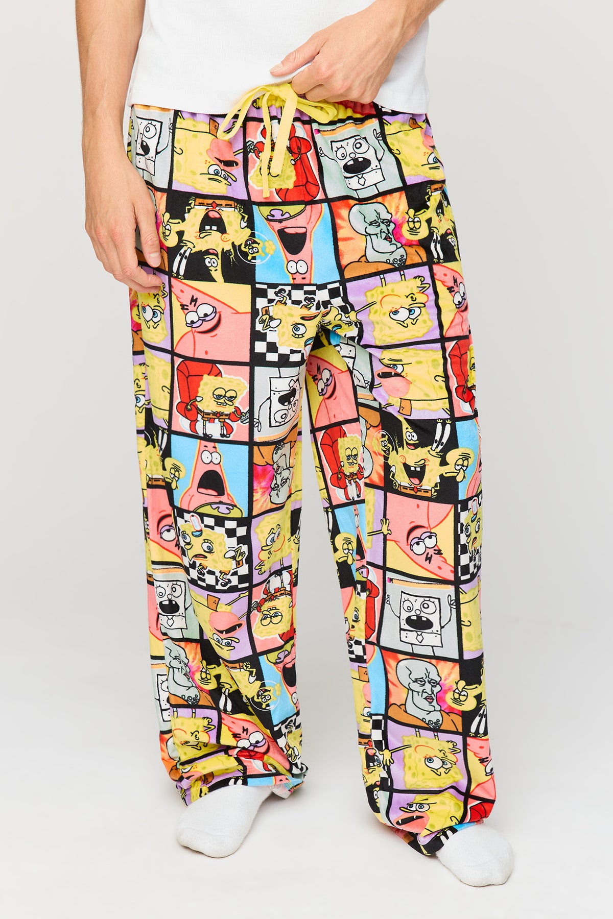 Cartoon Plush Pajama Pant - Multi