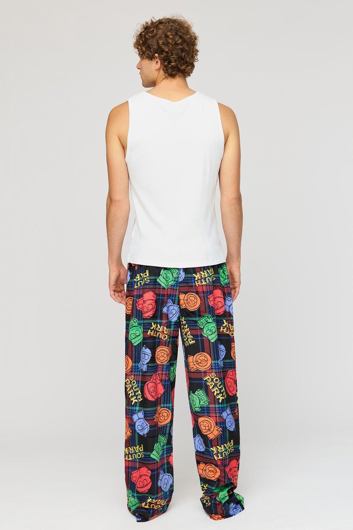 Alt View 3. Cartoon Plush Pajama Pant - Navy