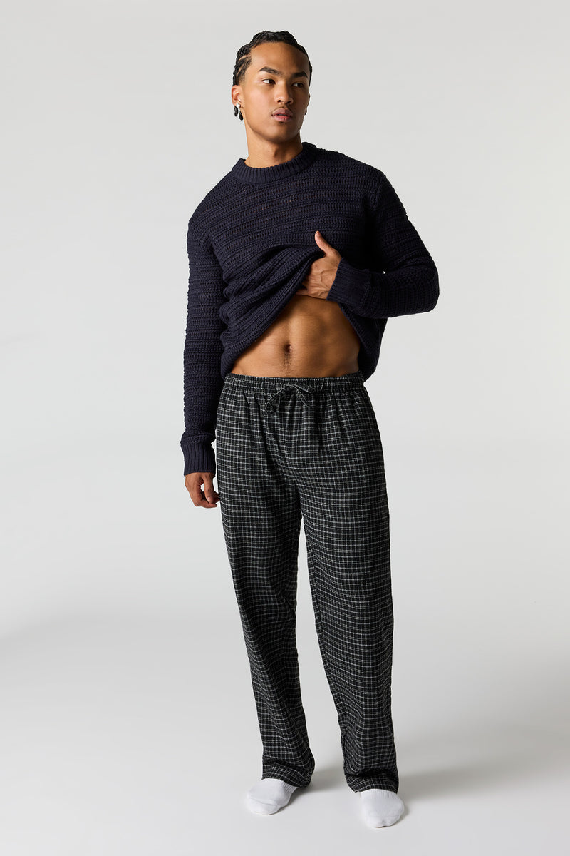 Pantalon de pyjama en flanelle à carreaux