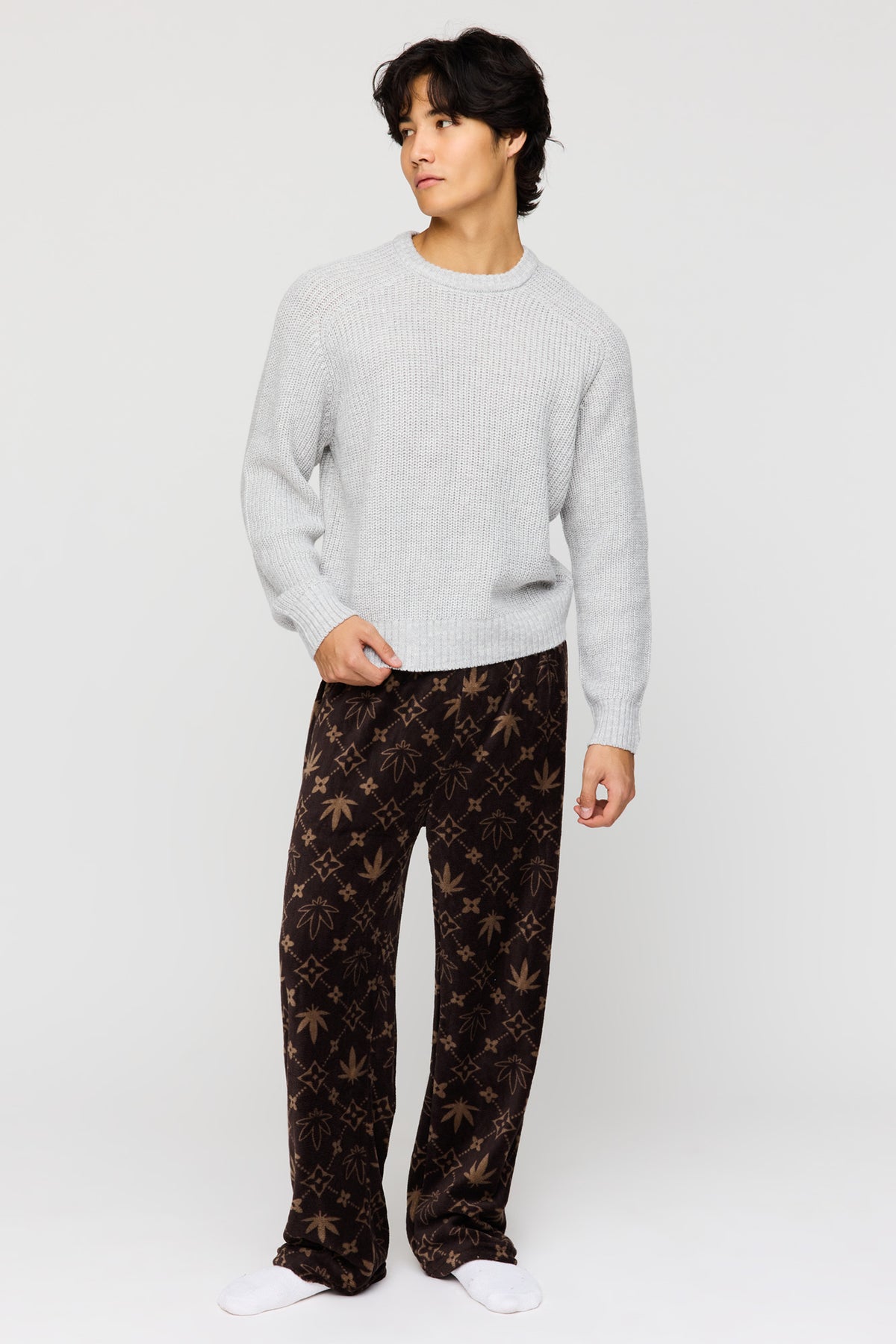 Vue alternative 2. Pantalon de pyjama en peluche