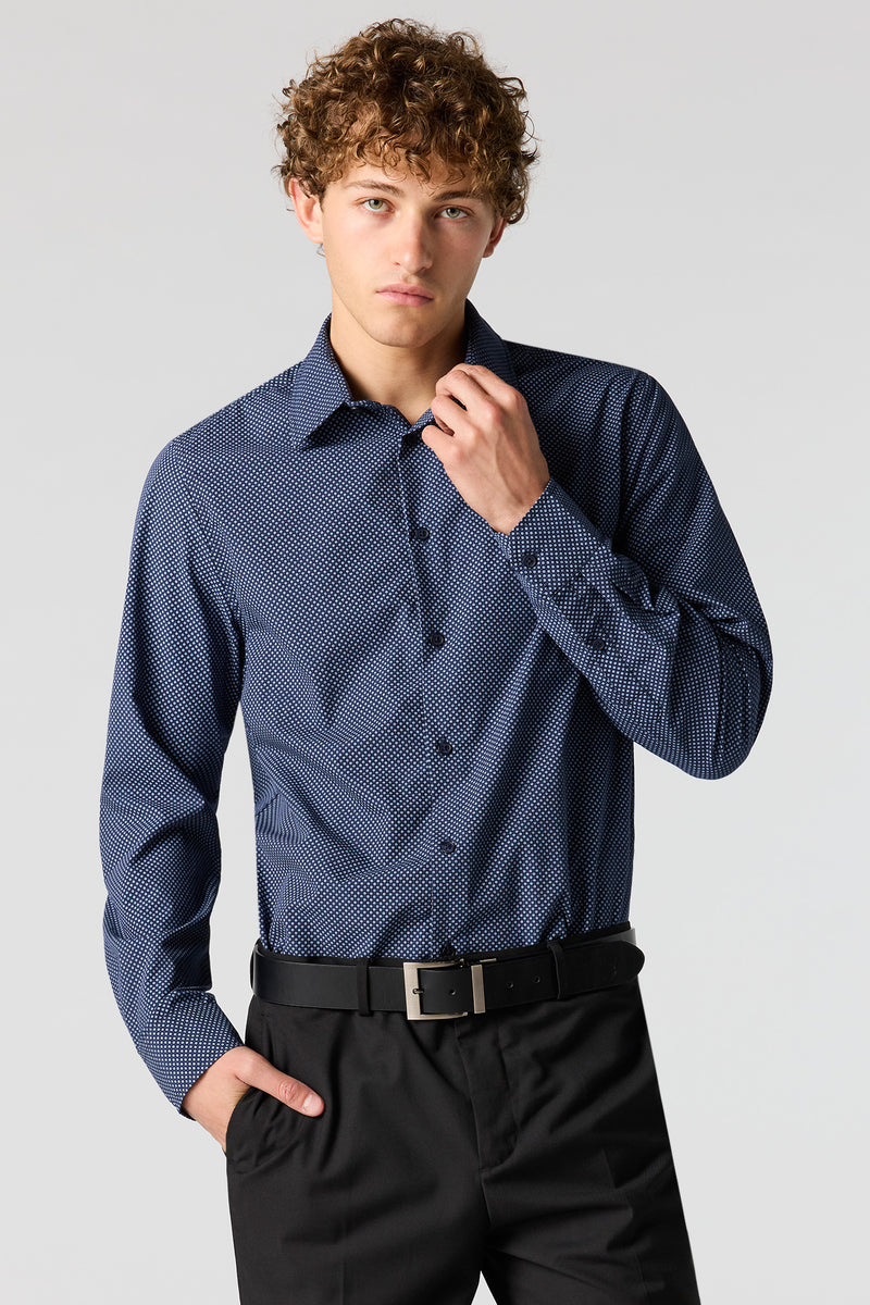 Chemise habillée ajustée avec col