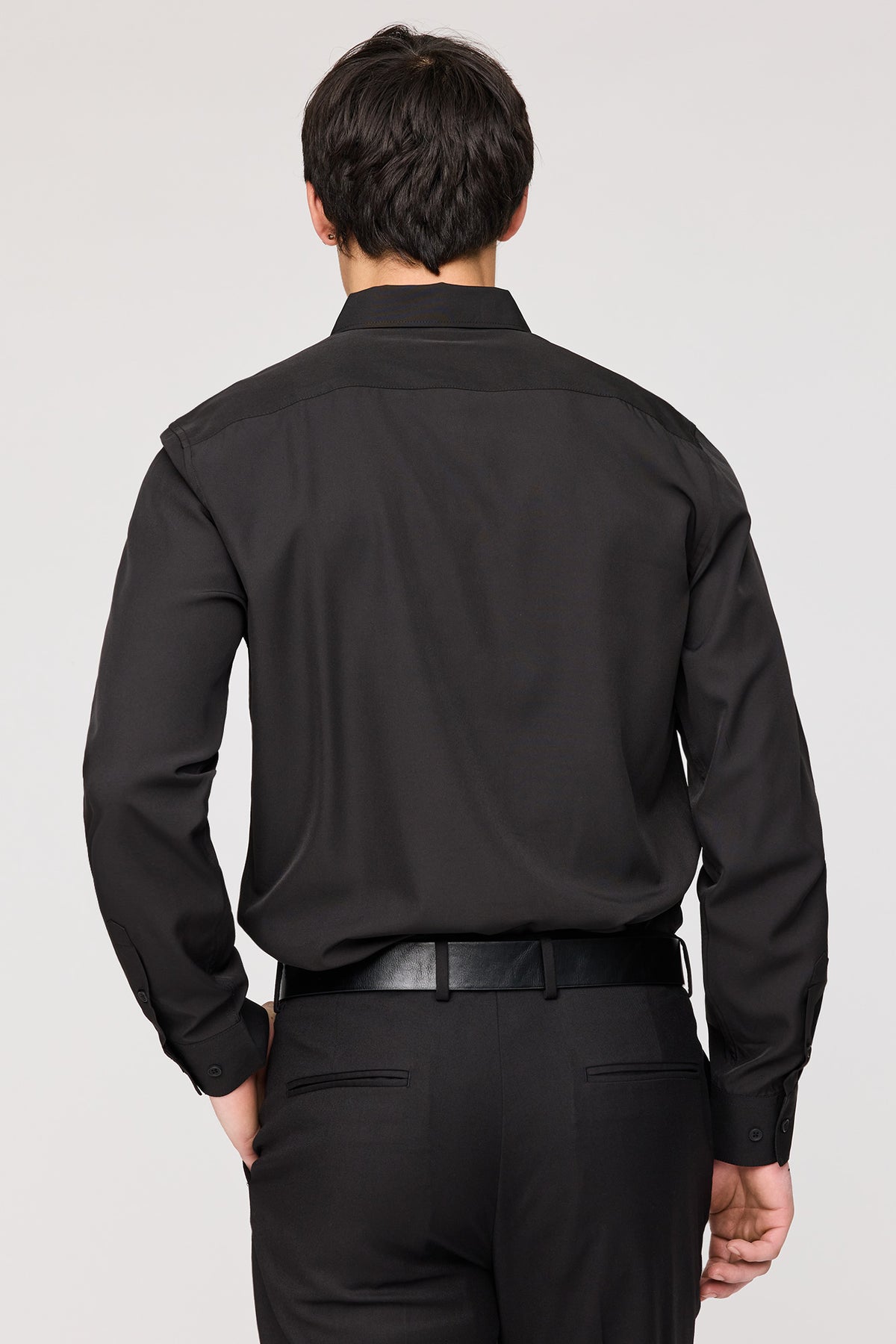 Vue alternative 2. Chemise habillée mince extensible