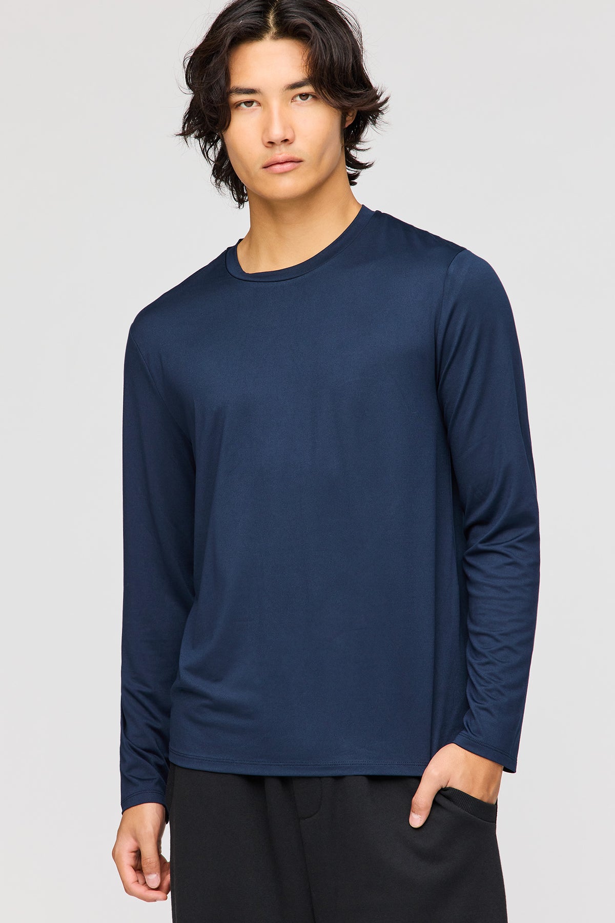 PowerSoft Long Sleeve Top - Navy