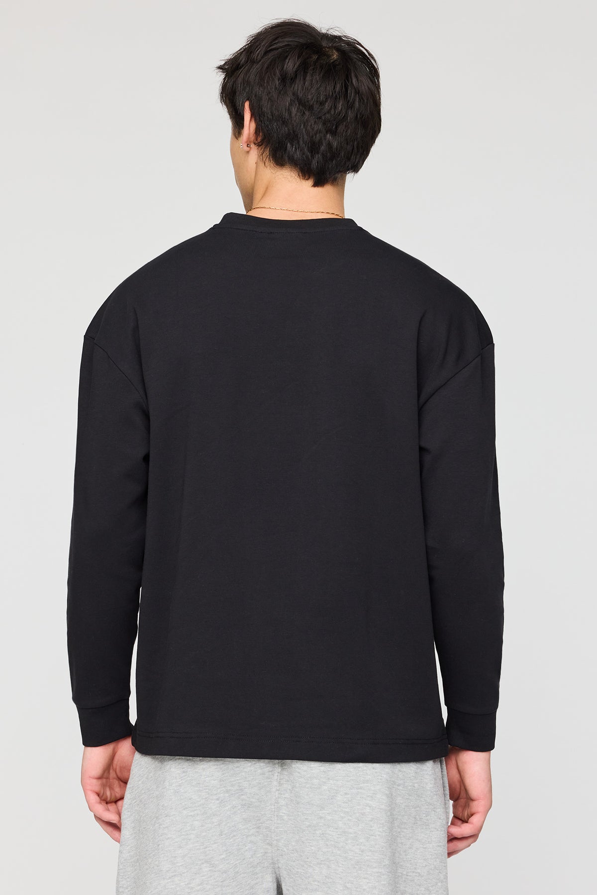 Alt View 2. Long Sleeve Top - Black