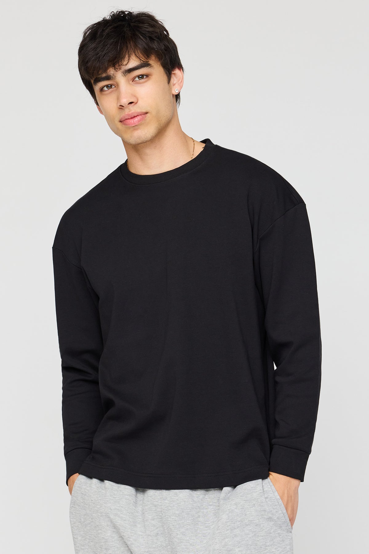 Long Sleeve Top - Black