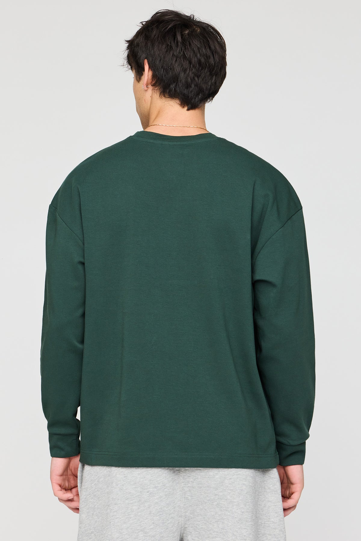 Alt View 2. Long Sleeve Top - Green