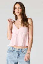 Surplice Babydoll Cami