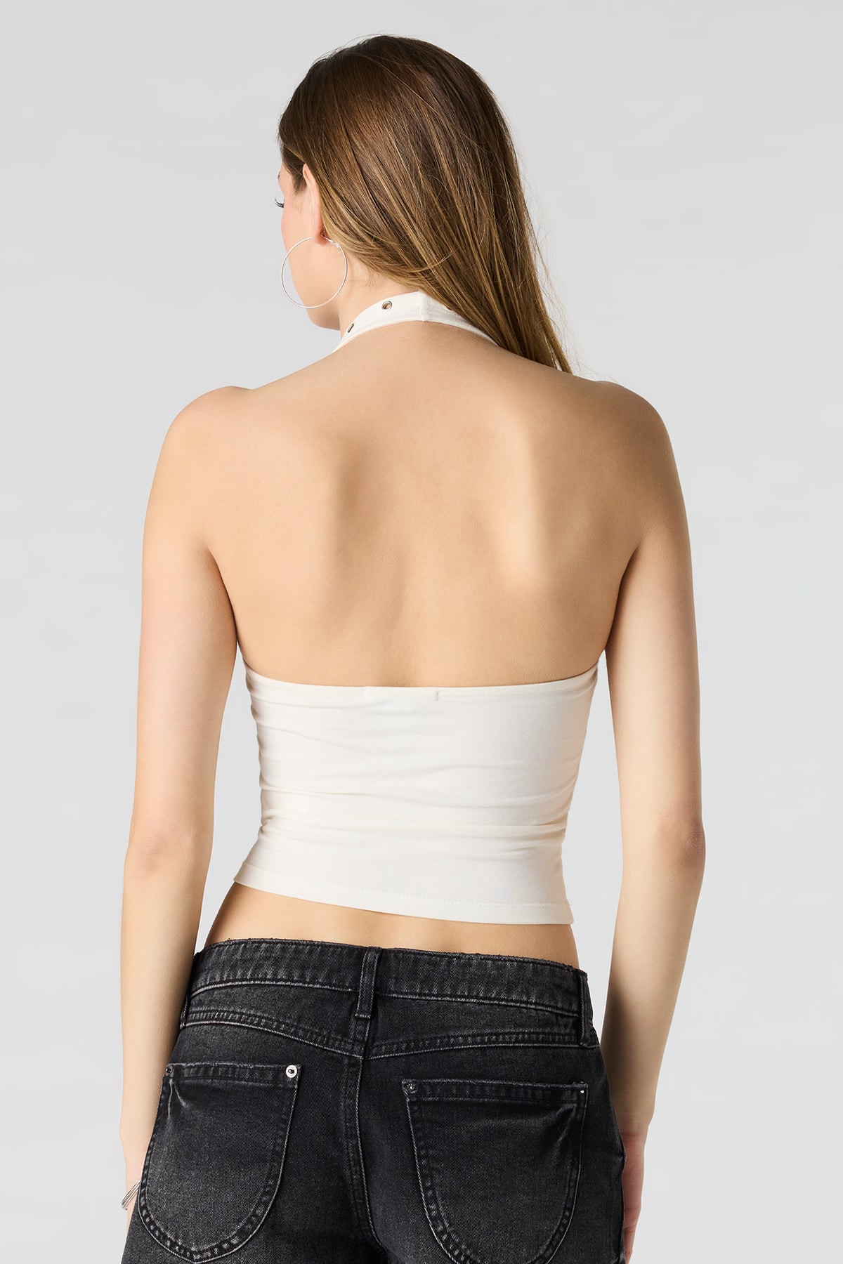Vue alternative 2. Haut bain-de-soleil profilé doux avec oeillets