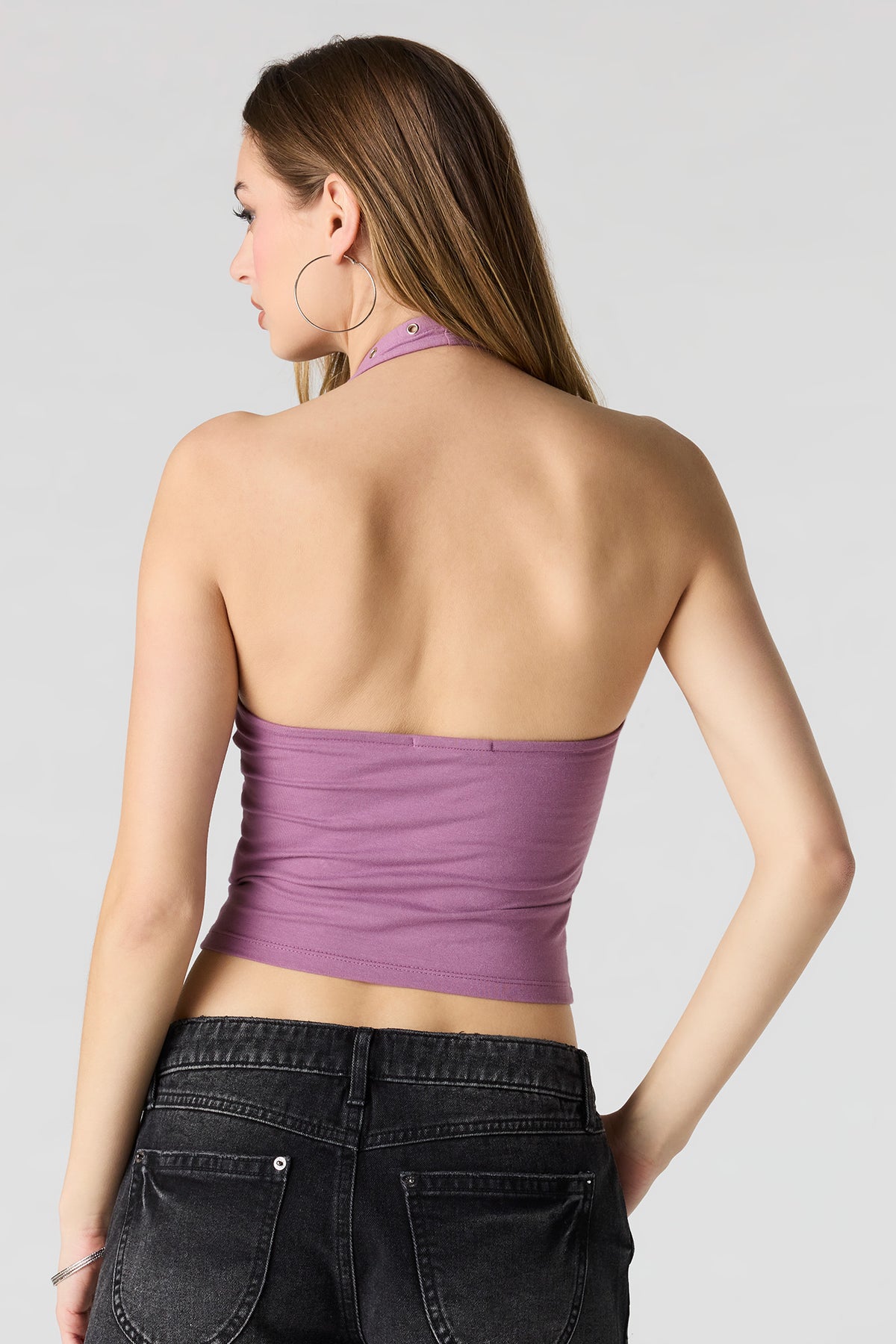 Vue alternative 2. Haut bain-de-soleil profilé doux avec oeillets