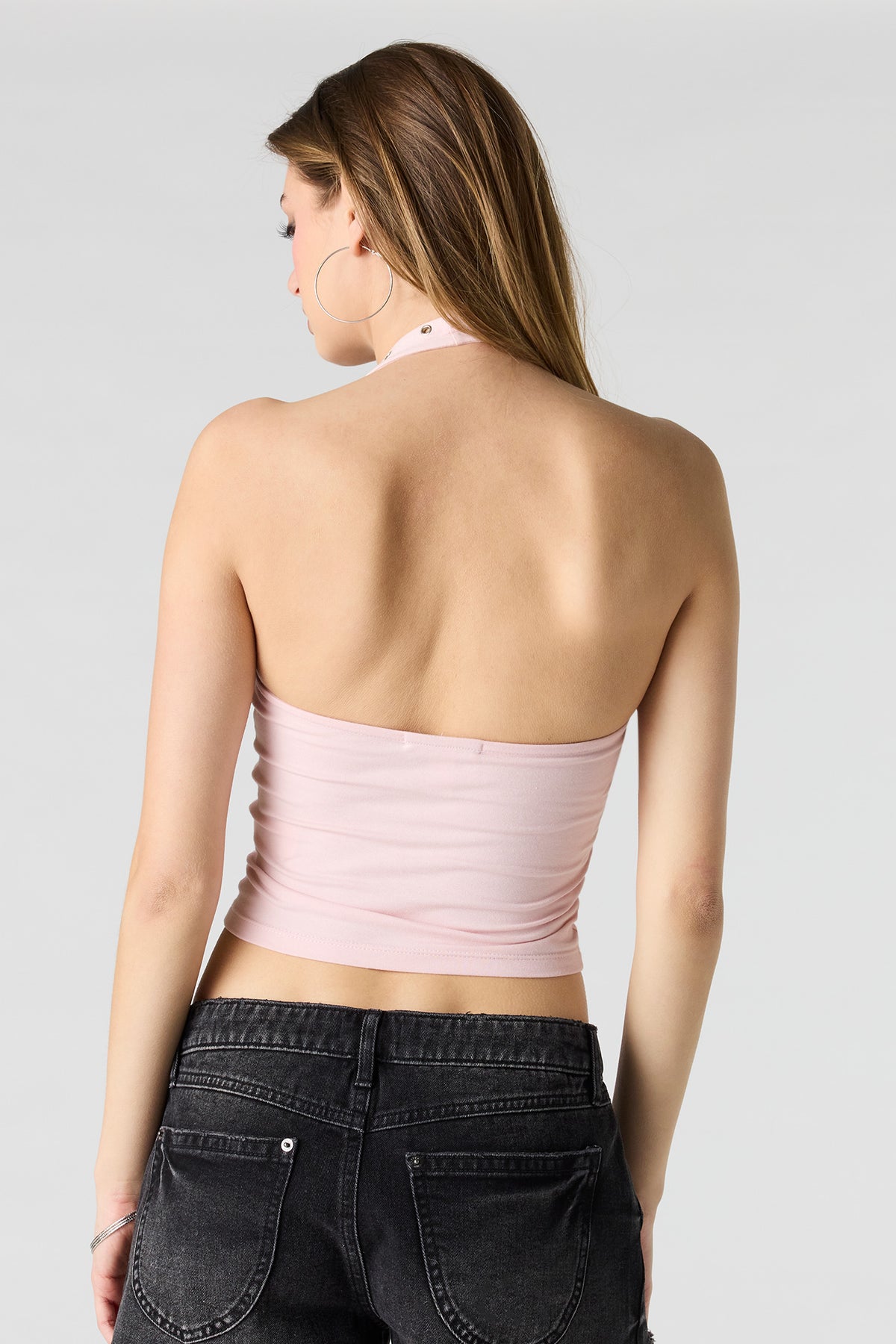Vue alternative 2. Haut bain-de-soleil profilé doux avec oeillets