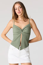 Textured Butterfly Top