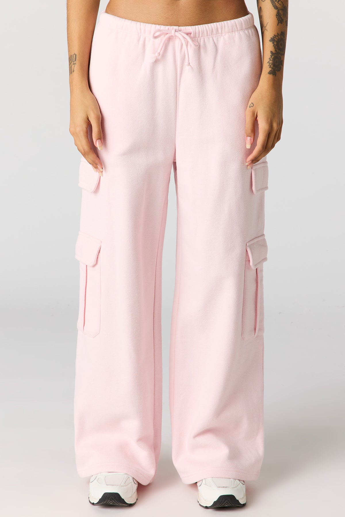 Vue alternative 2. Pantalon d'entraînement à jambe large en molleton de luxe