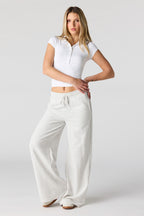 Luxe French Terry Ultra Wide Leg Pant