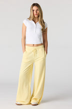 Luxe French Terry Ultra Wide Leg Pant