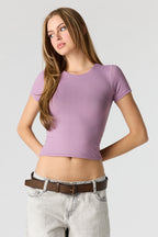 T-shirt ras du cou profilé