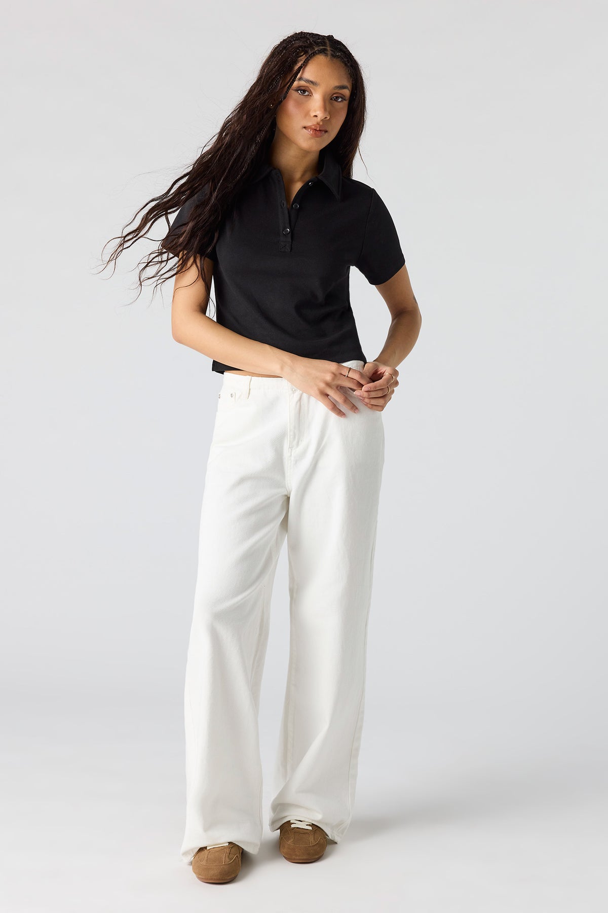 Alt View 3. Classic Polo - Black