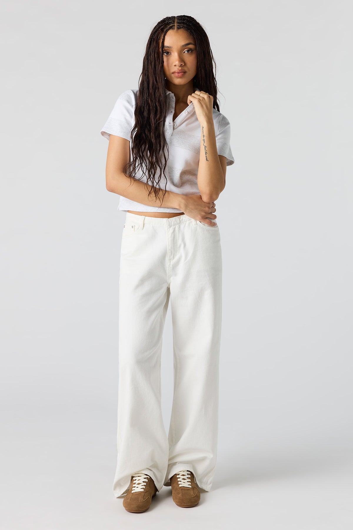 Alt View 3. Classic Polo - Light Grey