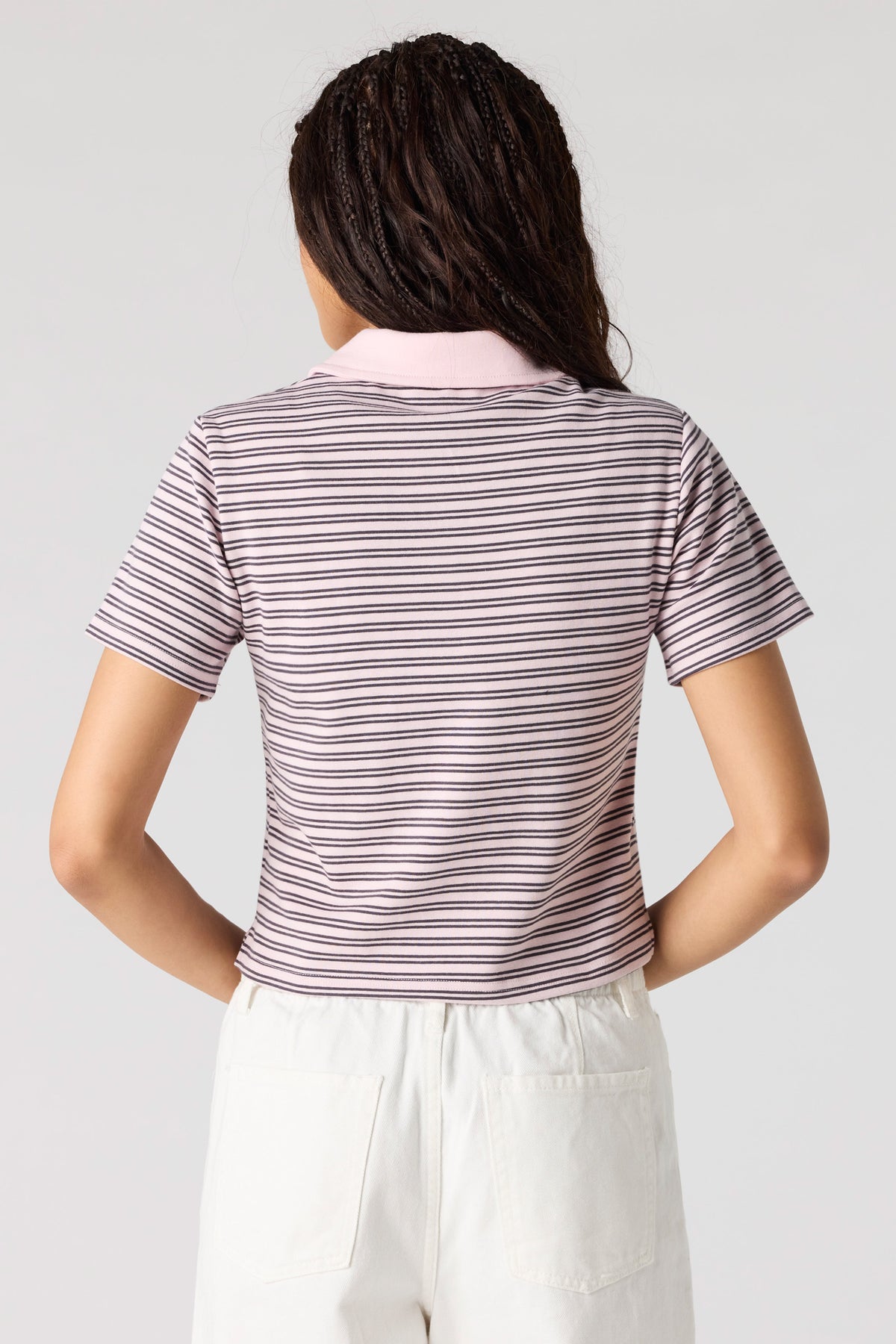 Alt View 2. Classic Polo - Light Pink