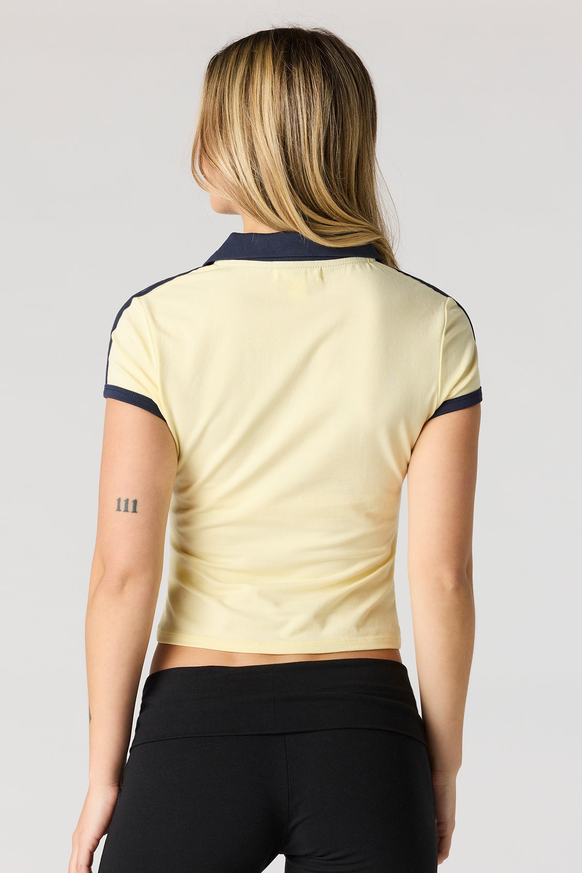 Alt View 2. Soft Contour Graphic Classic Polo - Yellow