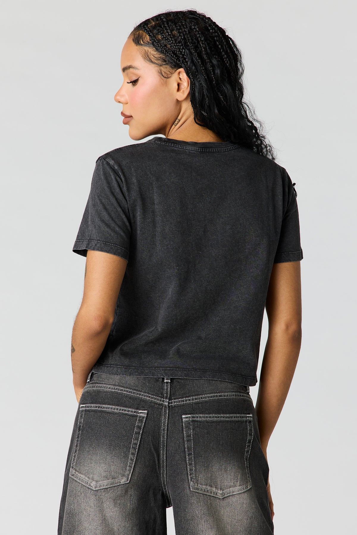 Alt View 2. Boxy T-Shirt - Black
