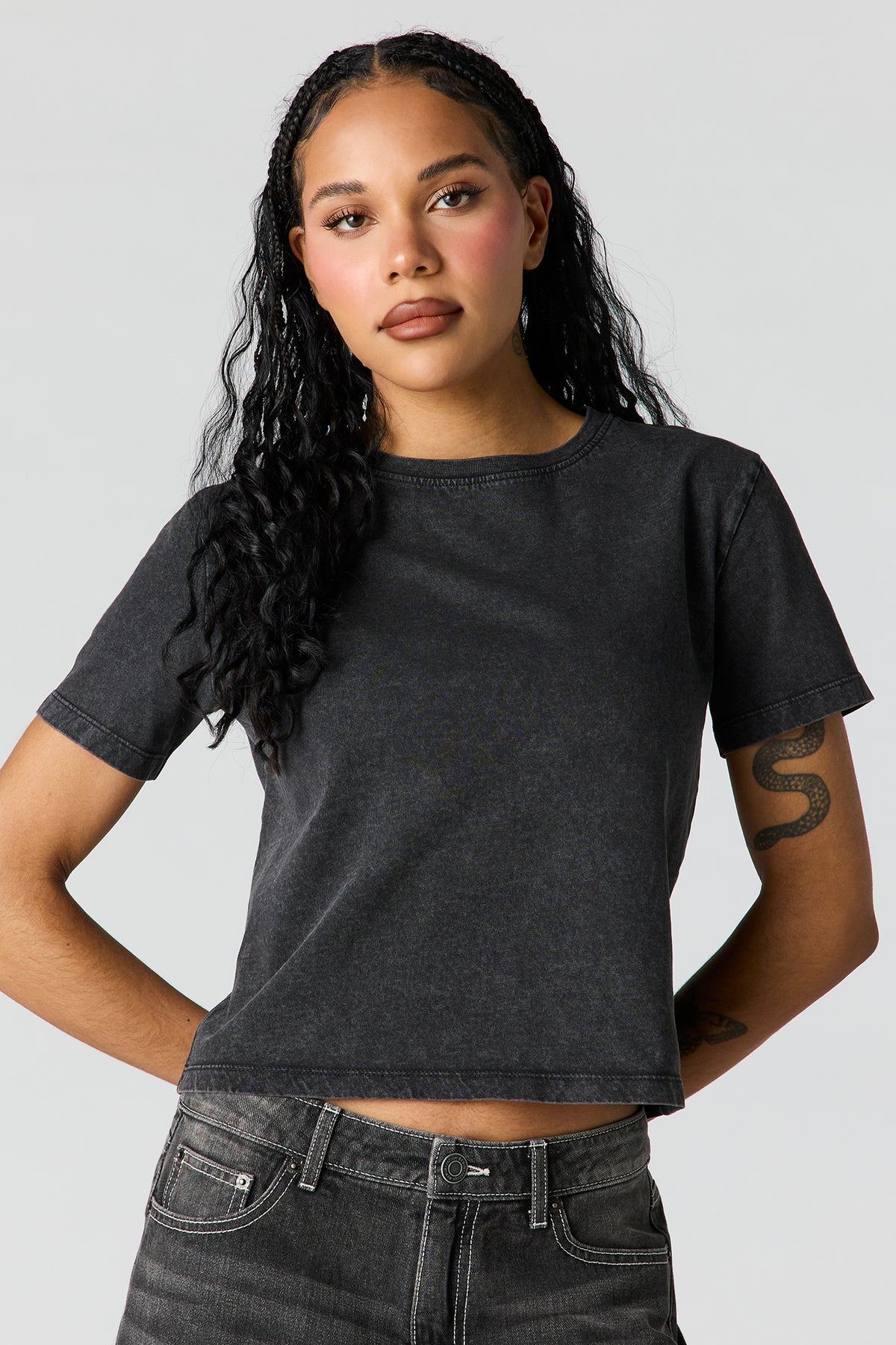 Boxy T-Shirt - Black