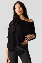 Poncho côtelé