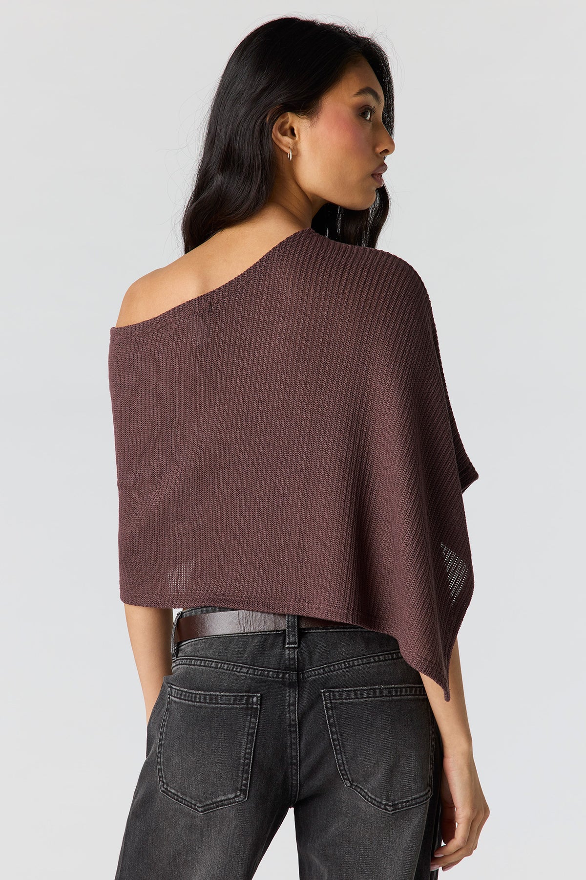 Vue alternative 2. Poncho côtelé