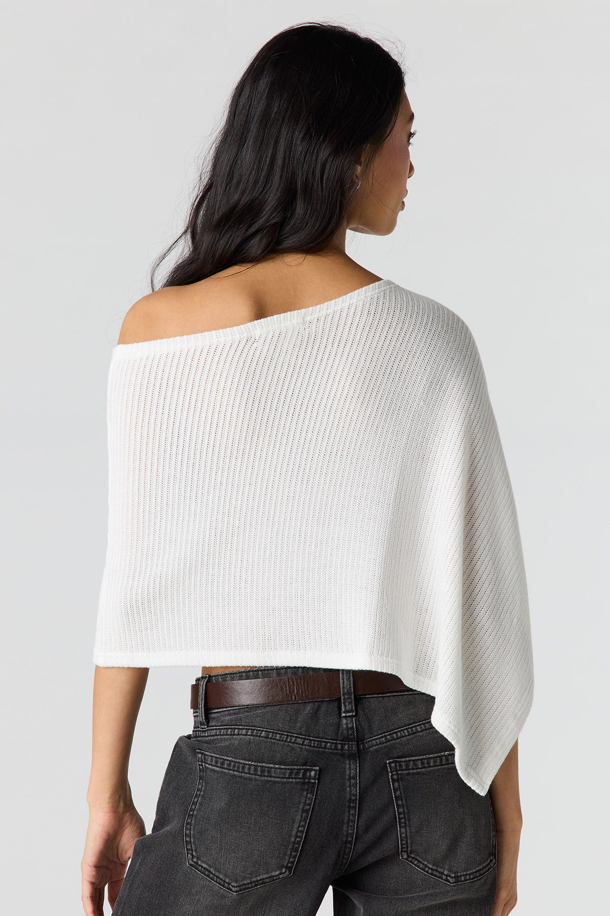 Vue alternative 2. Poncho côtelé