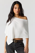 Poncho côtelé