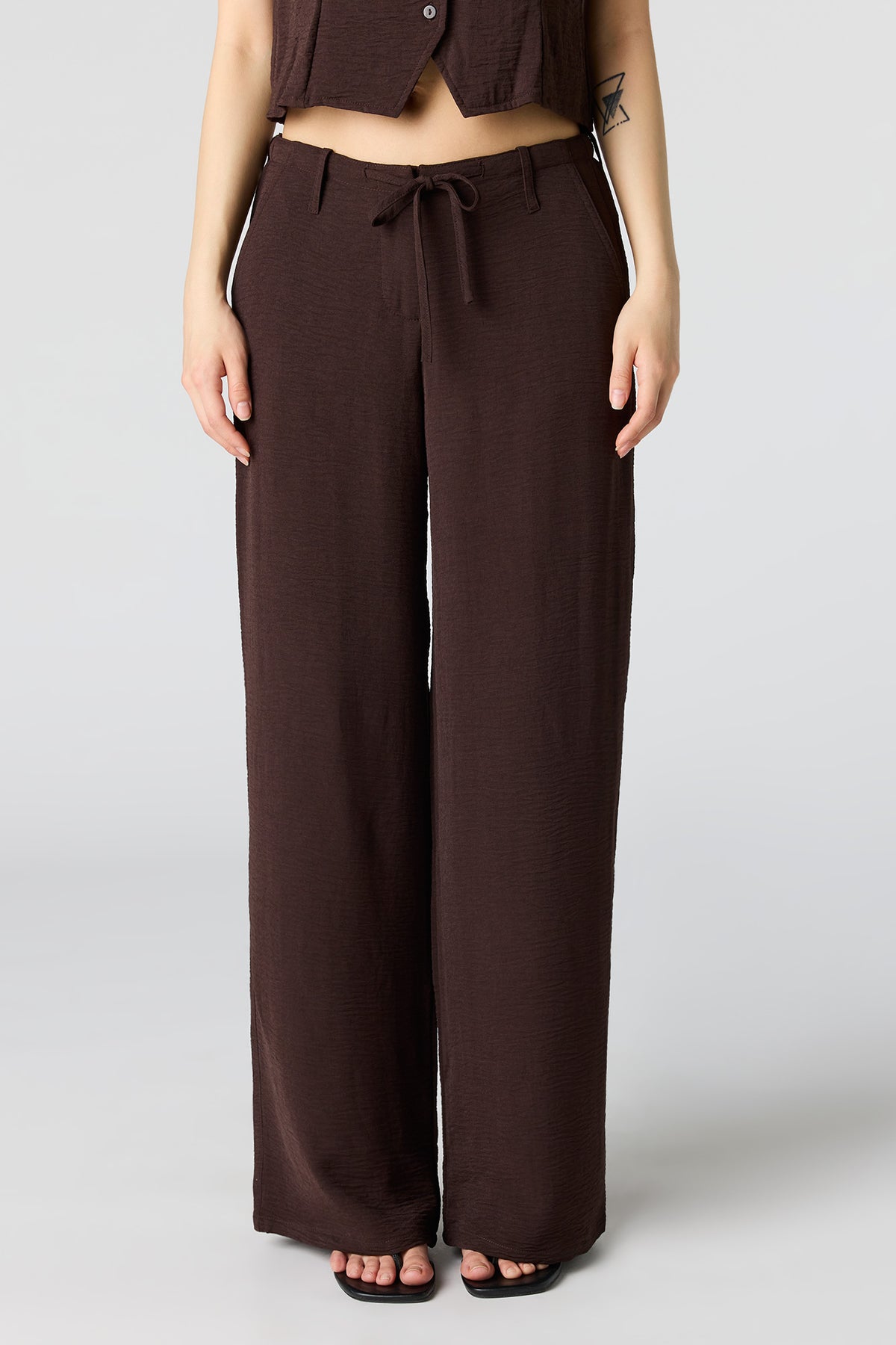 Flowy Drawstring Dress Pant  Urban Planet
